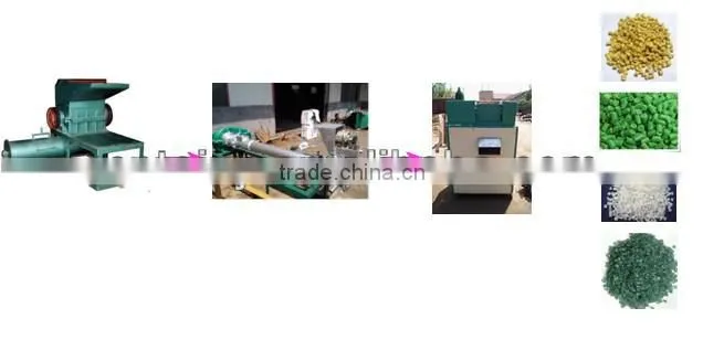 waste plastic film pellet extruder machine/film pelletizing machine