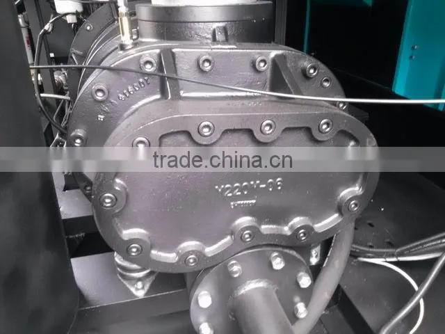 Mobile diesel rotary screw cement trailer compressor