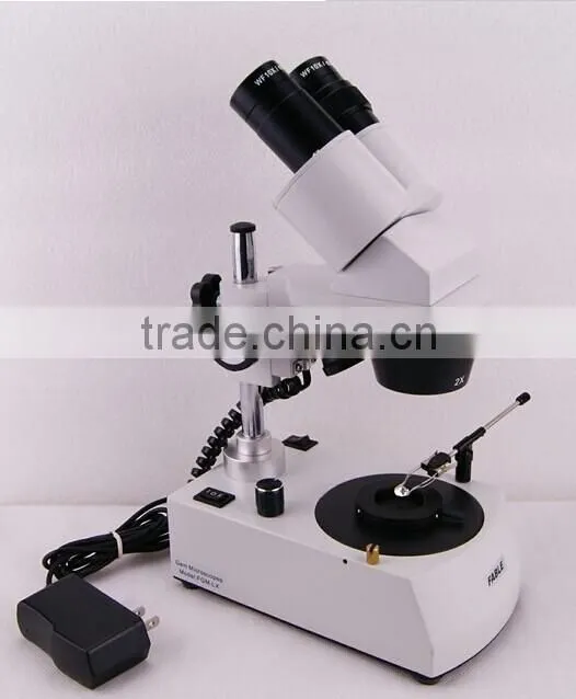 10-30X Gemological Microscope with 3 Lighting Sources