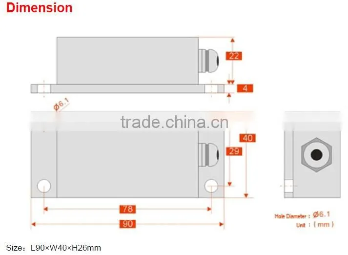 SCA120T Cheap MEMS Based Dual axis Slope Sensor From Reliable Shenzhen Manufactuer