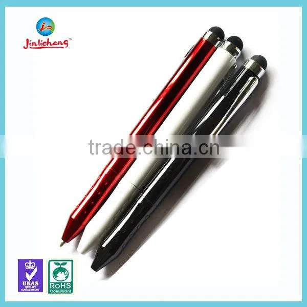 High Quality laser pointer led light ball pen pda stylus pen made in china