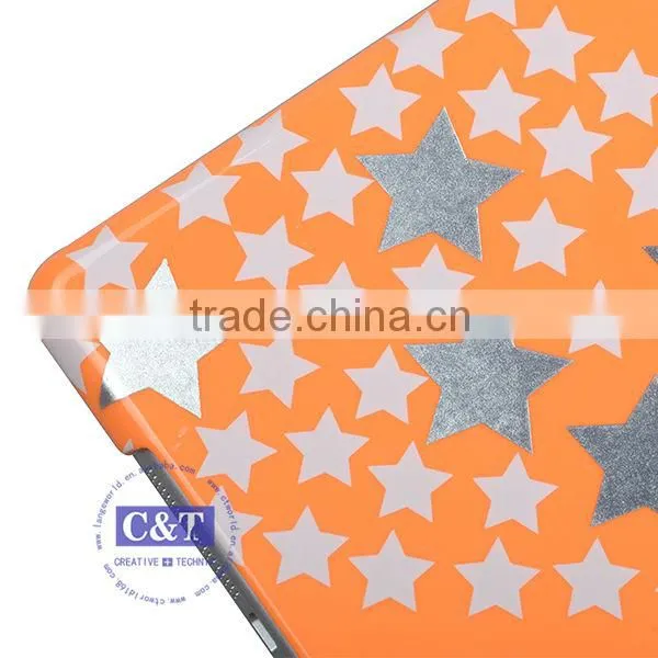 C&T Ctunes Stars gold foil pattern hard case for apple iphone 5