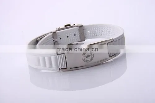 P036 Noproblem tourmaline germanium smart friendship power adjustable infinity bracelet