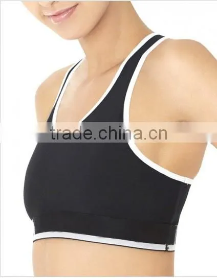 cotton plain color women sport tops