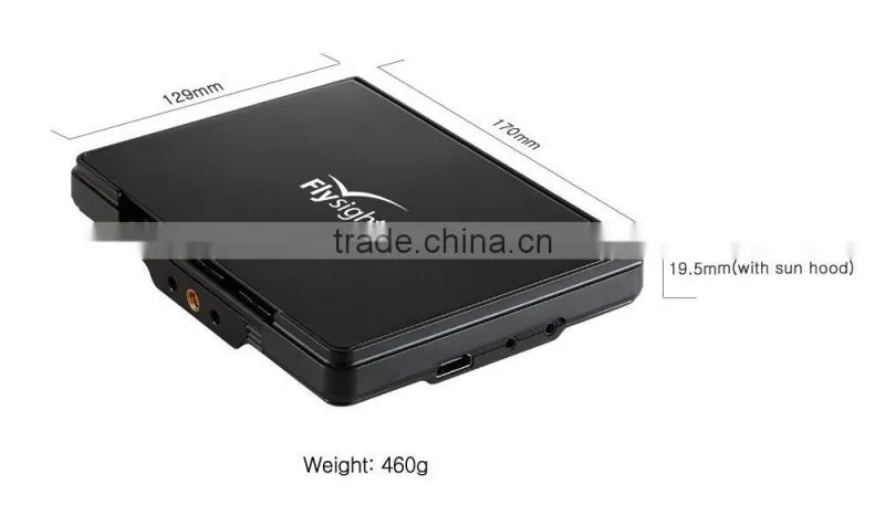 G2961 flysight High resolution display monitor with 7 inch 1280*800 LCD Screen