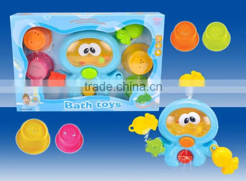 Hot toys 2016 kids baby crib water toys tub town bath toy for babies with ABS materail CE/ROHS fisher price toys