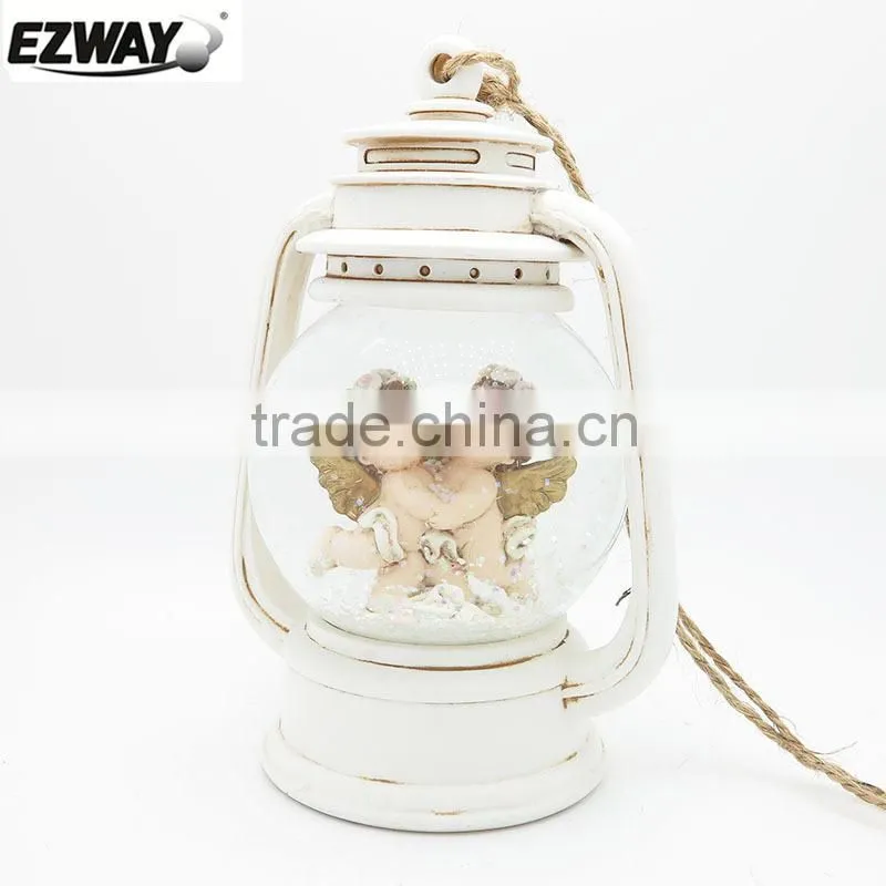 Decoration Fashion Design Cute Resin Led Lantern Light
