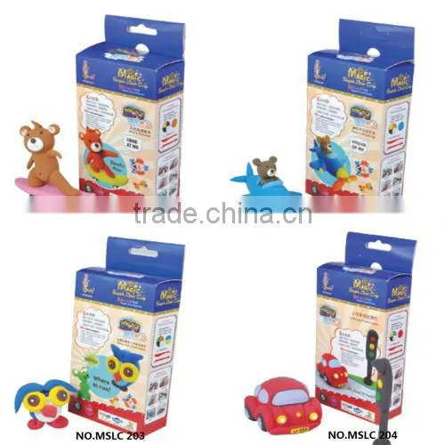 hot sale children modeling clay non-toxic little car