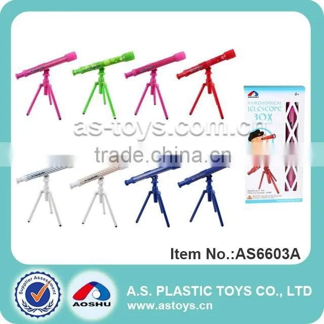 funny plastic party kaleidoscope with telescope