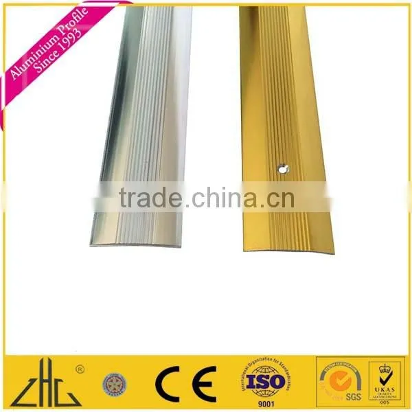 WOW! Aluminum tile trim profile, aluminum extrude to the carpet