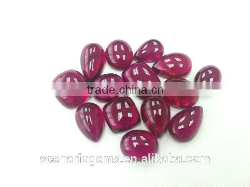 #SZZZ Natural Multi-Shape Free Sizes Cabs Loose Gemstone Rubellite Cabochon