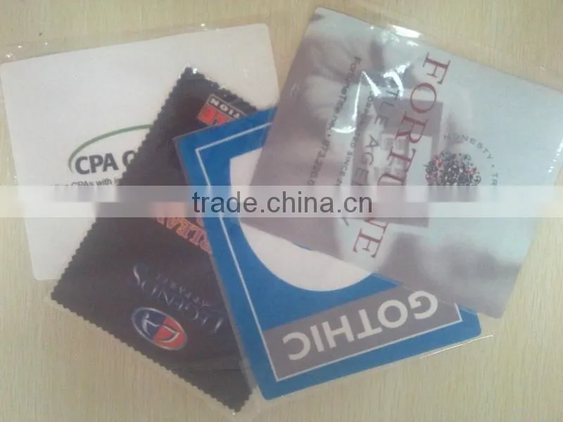 2014custom print microfiber cleaning cloth