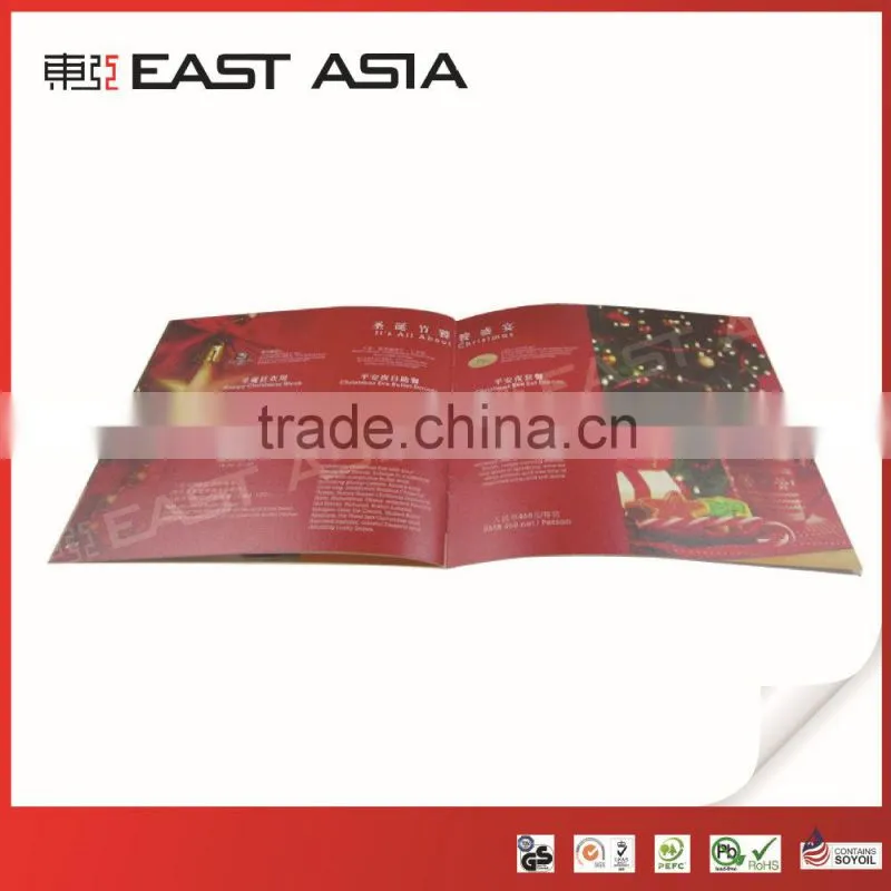 Saddle Stitch Binding Soft Cover Book Printing