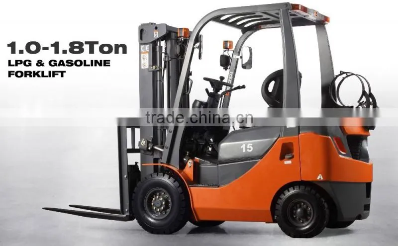 LPG & gasoline forklift 1.0 Ton 1.5 Ton 1.8 Ton