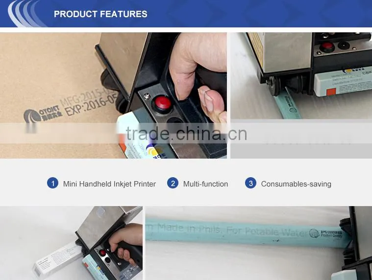 China Hot Sale For Hangheld Inkjet Code/Large Character Inkjet Printer/Ecnomic Printing Machine For Carton Box