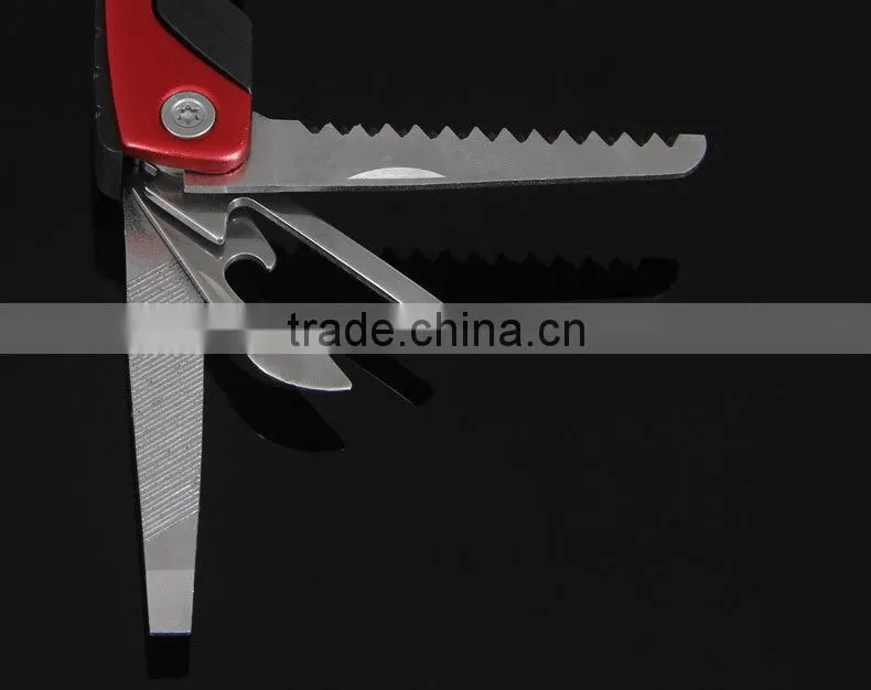 OEM Outdoor Multifunctional stainless steel pliers with knife