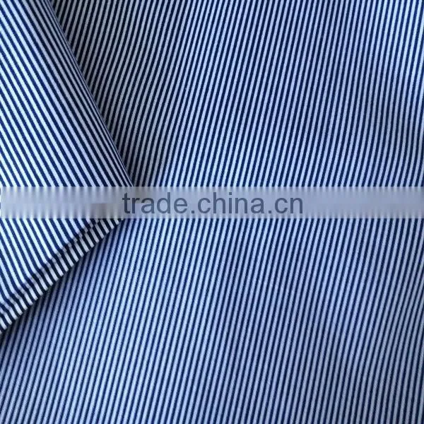 Men's shirt fabric printing with striped pattern