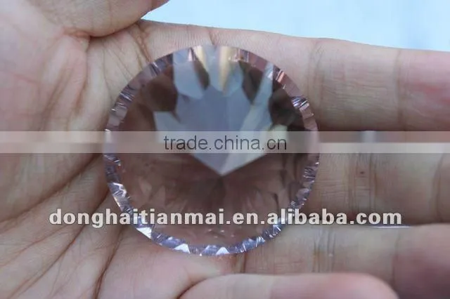 Natural PURPLE Multi-Faceted Quartz Rock Crystal Carved Crystal CRAFT DIMOND
