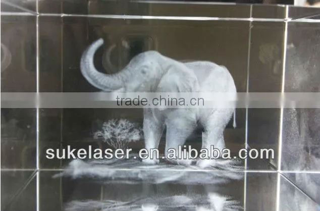 acrilico di cristallo incisore laser 3D