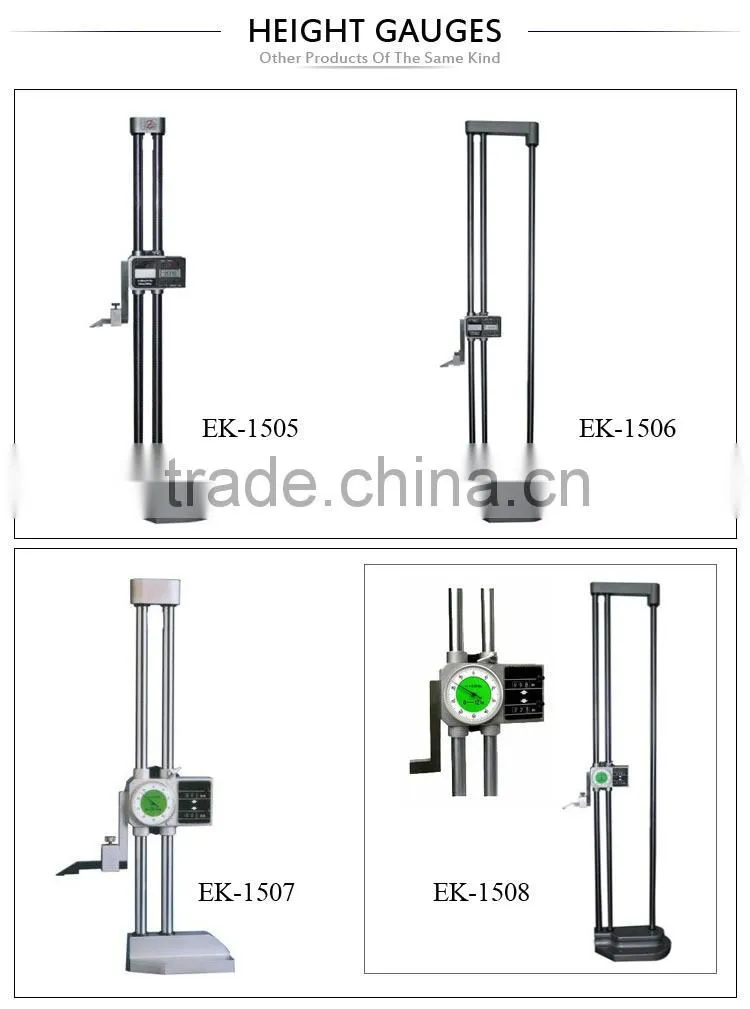 Triple beam vernier height gagues