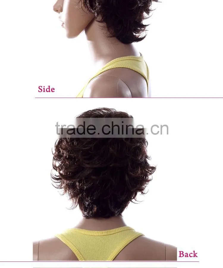 Special price Customizable OEM hair bun synthetic hair wig