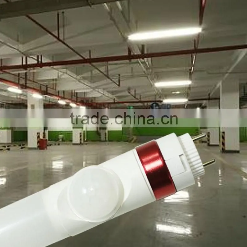 China factory new design 18W T8 LED Tube high PF high lumen with CE &RoHS approved IR Sensor Tube