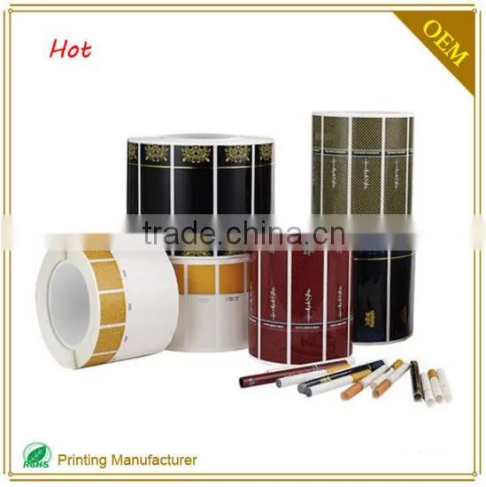 OEM Self Adhesive Sticker Label For E-Cigarette In China