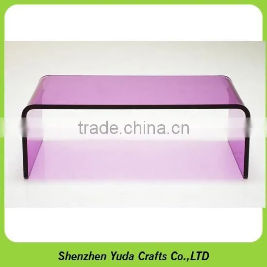 colored acrylic perspex U bench Console Tables