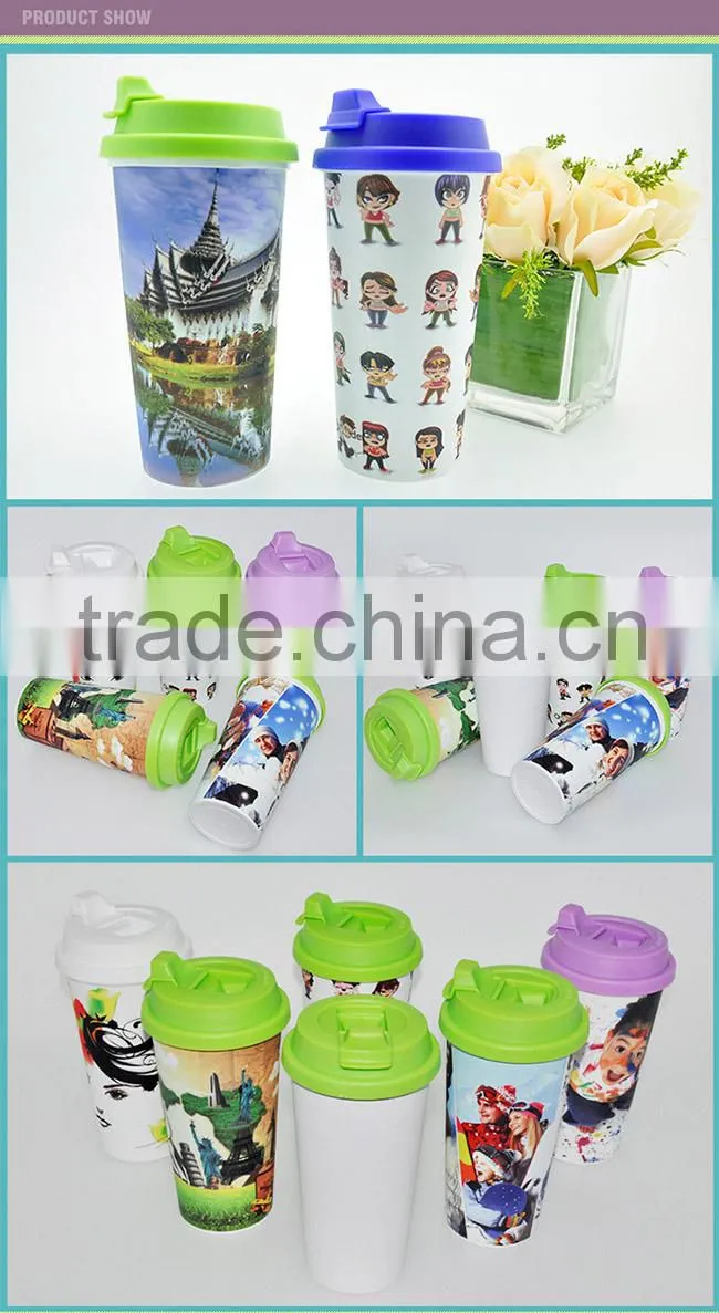 Sublimation Plastic Water Bottle Mug Sublimation