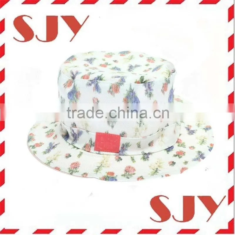 Designer printed custom reversible bucket hat