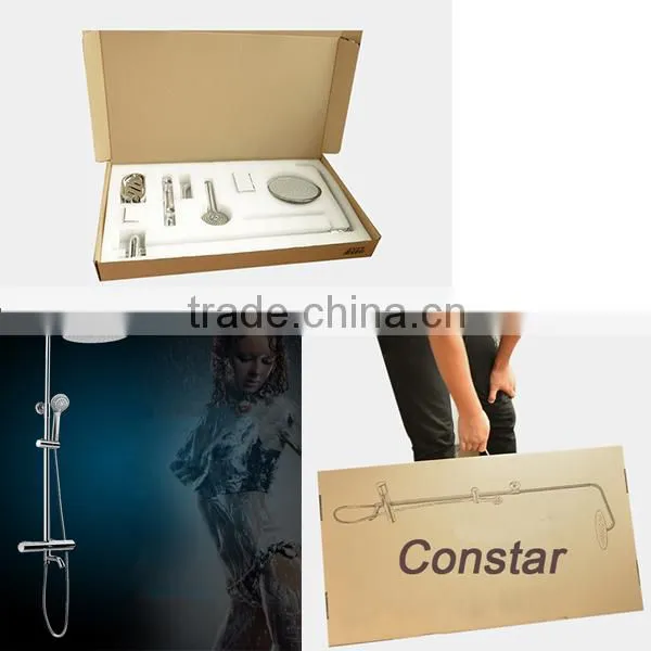 CONSTAR 304 STAINLESS STEEL SHOWER PANEL WITH TERMOSTATIC FAUCET