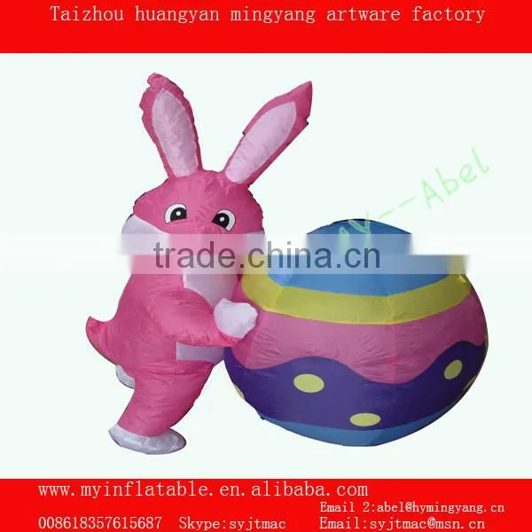 Airblown inflatabel easter bunny decorations holiday decorations