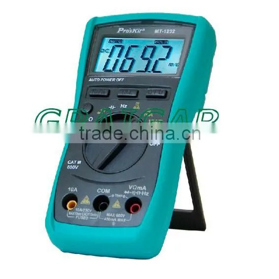 MT-1232 3 3/4 Autorange Digital Multimeter Auto range, Frequency/Capacitance/Temperature/DMM All in 1.