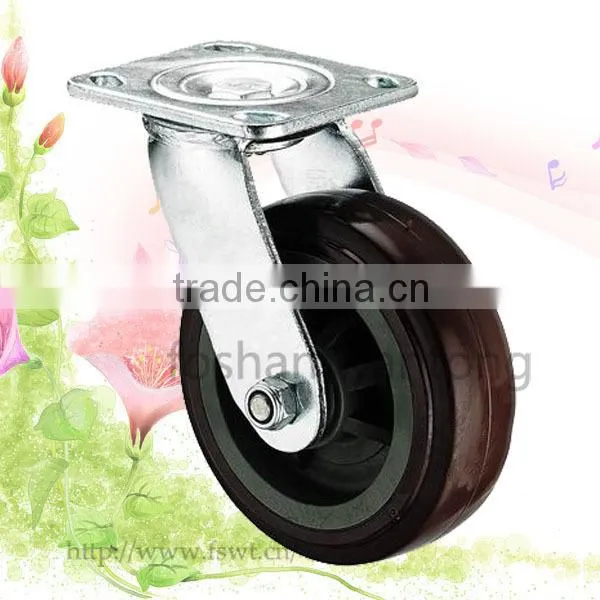 Heavy Duty 6'' 8'' Scaffolding Industrial Casters With Double Brake