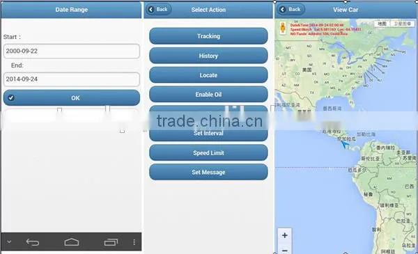 GPS vehicle tracker software supporting Meitrack, COBAN/tracking platform