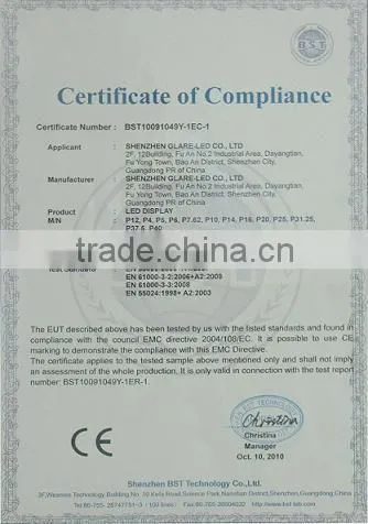 Professional waterproof IP67 dot matrix display board