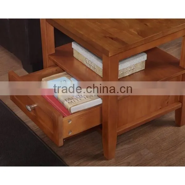 Lastest design drawing room furniture wooden coffee table