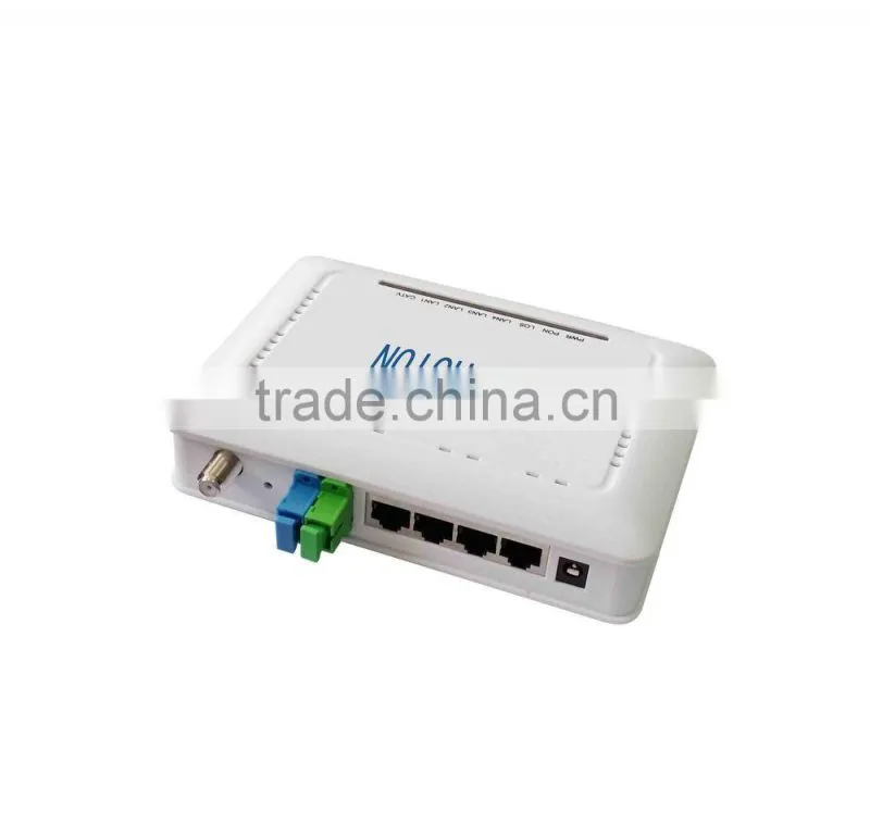 GEPON ONU 4FE+CATV Dual Fiber ONU PTF1034D