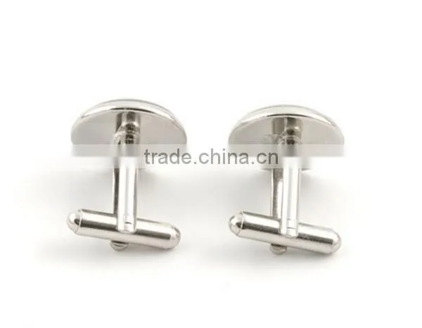 2016 trendy products black round cooper cufflinks for mens shirts