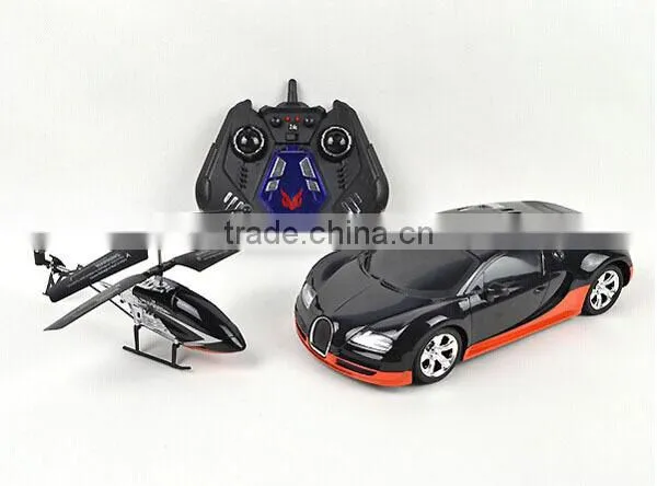 2 IN 1 3CH RC Helicopter with gyro & 4CH RC Car