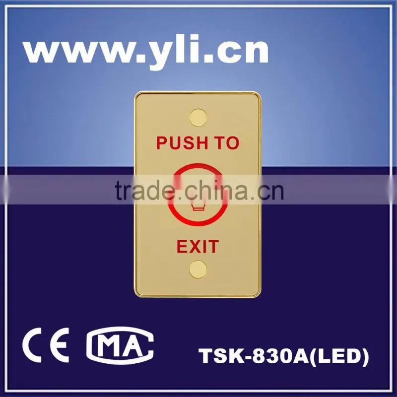 Waterproof Touch Exit Button W/LED
