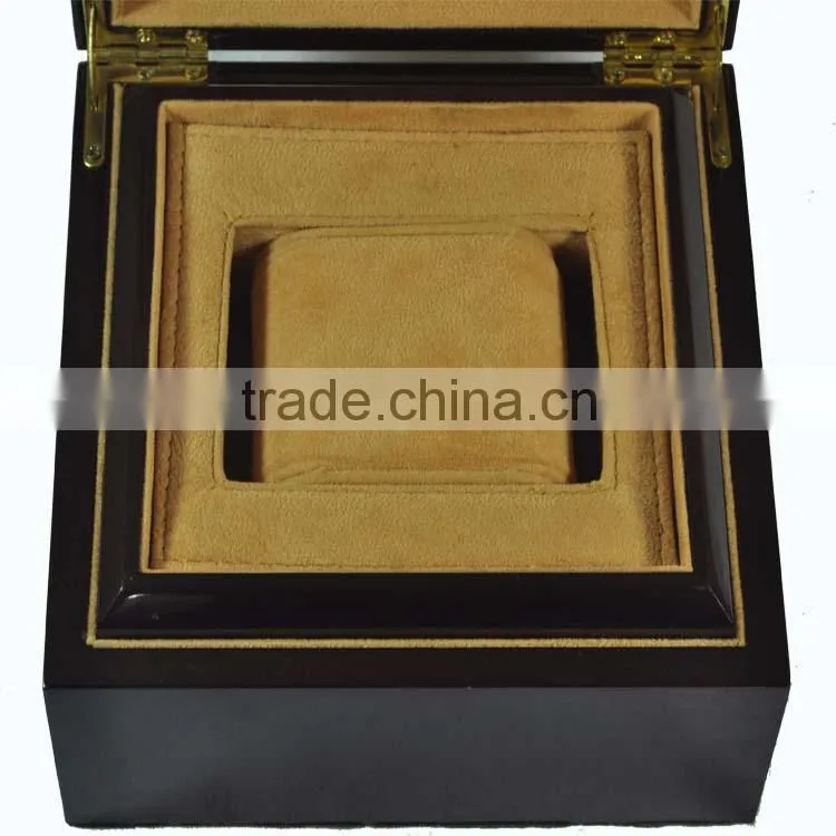 High quality piano lacquered wood watch Boxes & Cases storage box cheap gift case