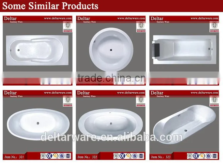 Italian classic design Solid Surface Bathtub with CUPC&CE