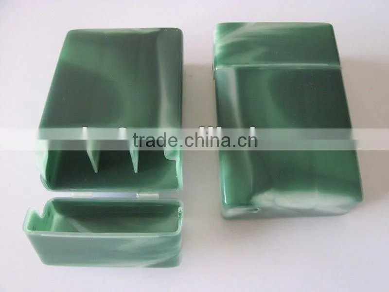 plastic cigarette case ,double color , tape format