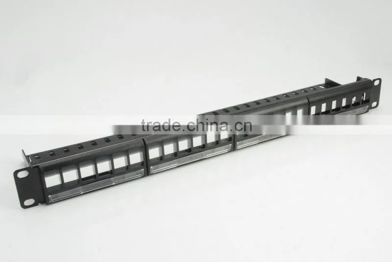 RCA, F, BNC, Optical Fiber Connector Multiple A/V Inserts Patch Panels