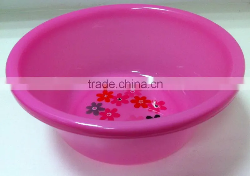 round plastic basin,plastic bowl