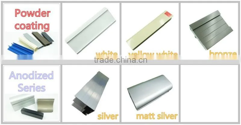 Iraq market powder coated aluminium profile price per kg