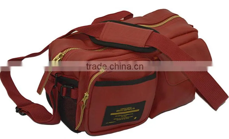 2015 PU leather messenger bag with Iphone case