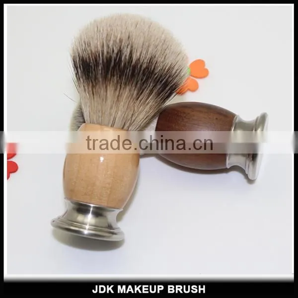 Perfect holy black shaving brush, custom logo metal shaving brush in black hair