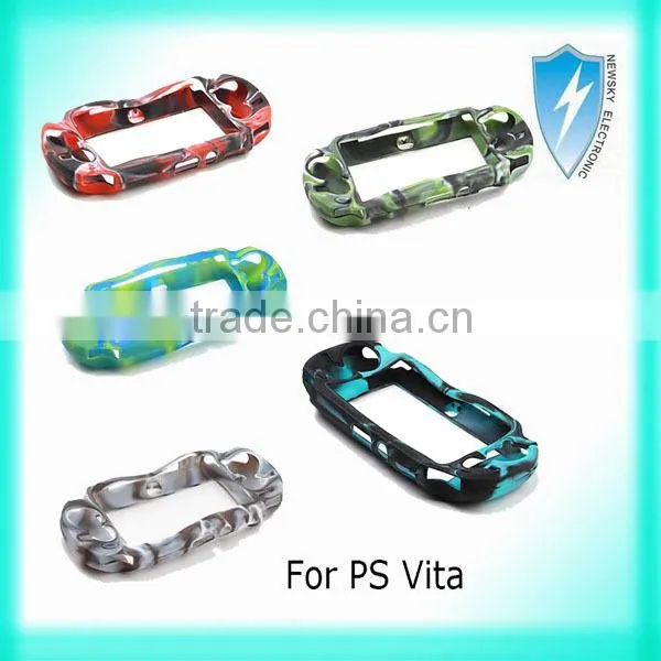 Camo Silicone Protective Case Cover for Sony PS Vita